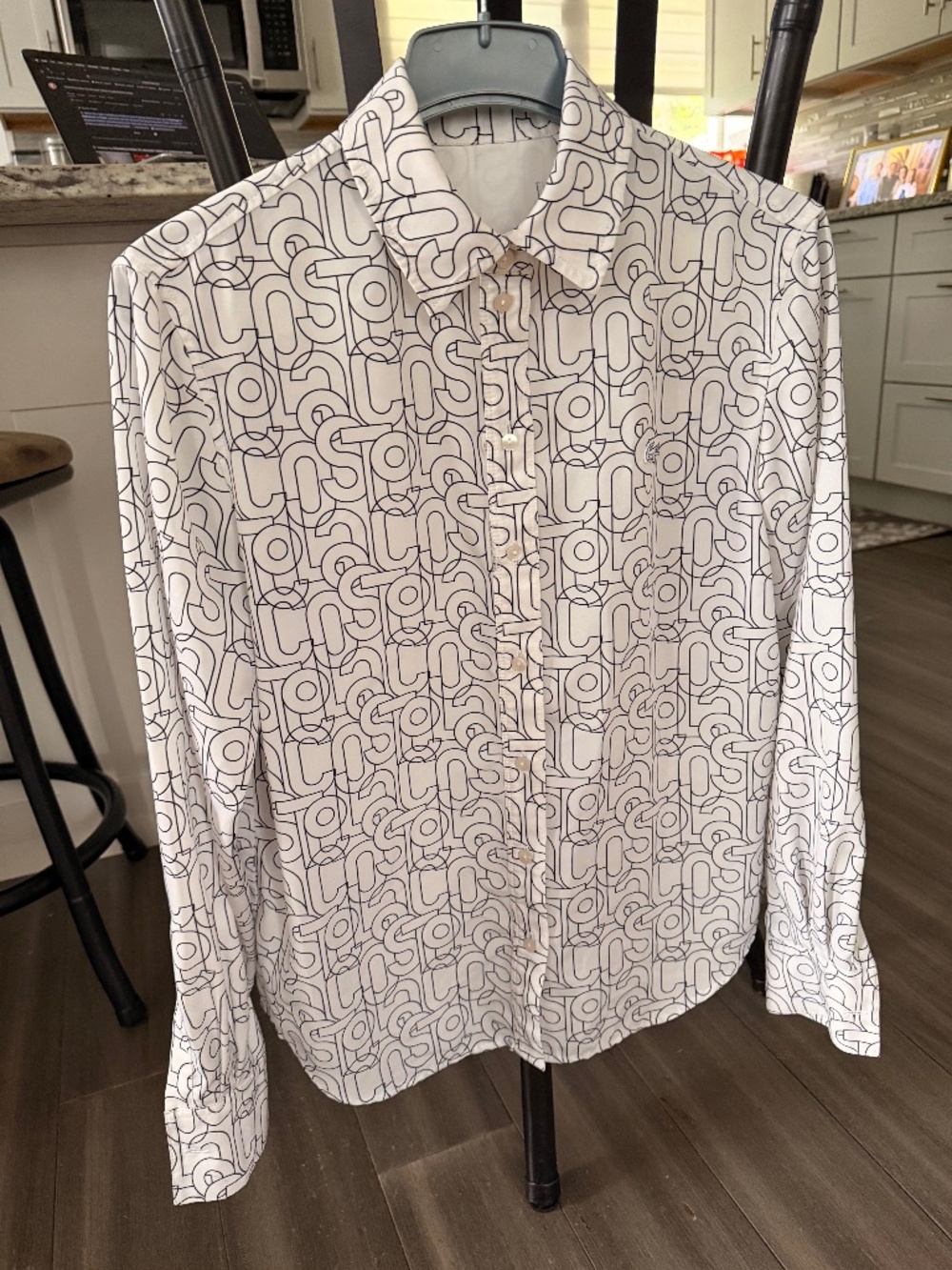 Lacoste/Women's Long Sleeves/White/Medium-NWOT